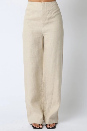 Stretchable Comfort Effortless Design BLAIR LINEN PANTS