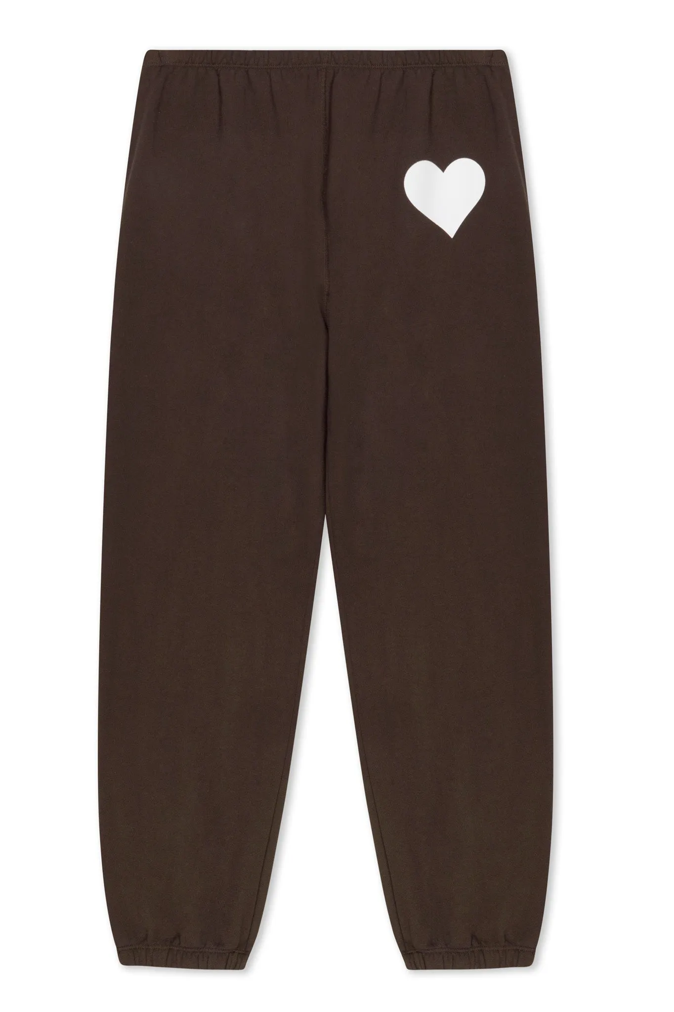 Americano Cotton Heart Sweatpants RibbedTrim