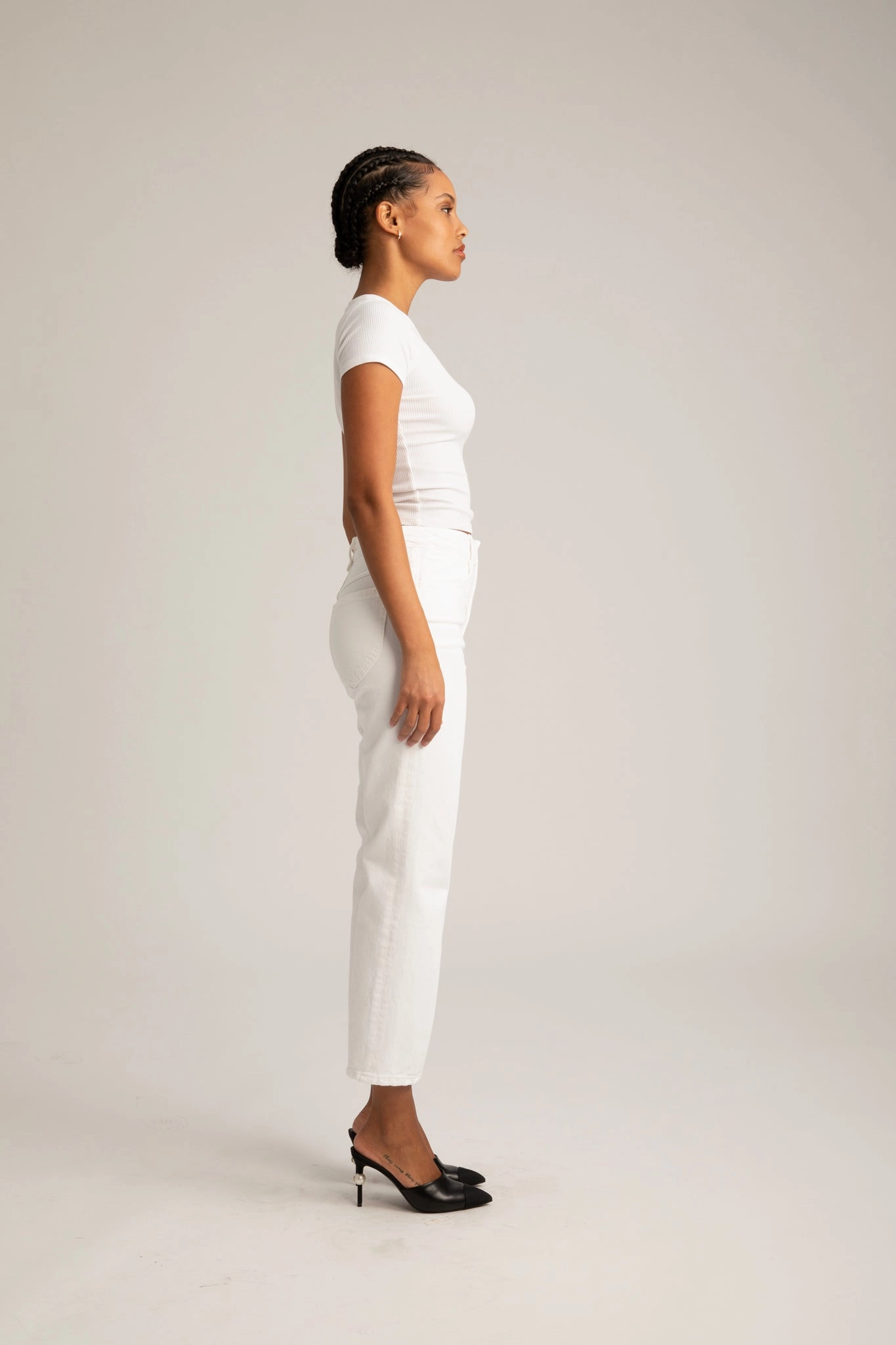 Sophia Crop Straight Leg Denim Comfortable Cotton