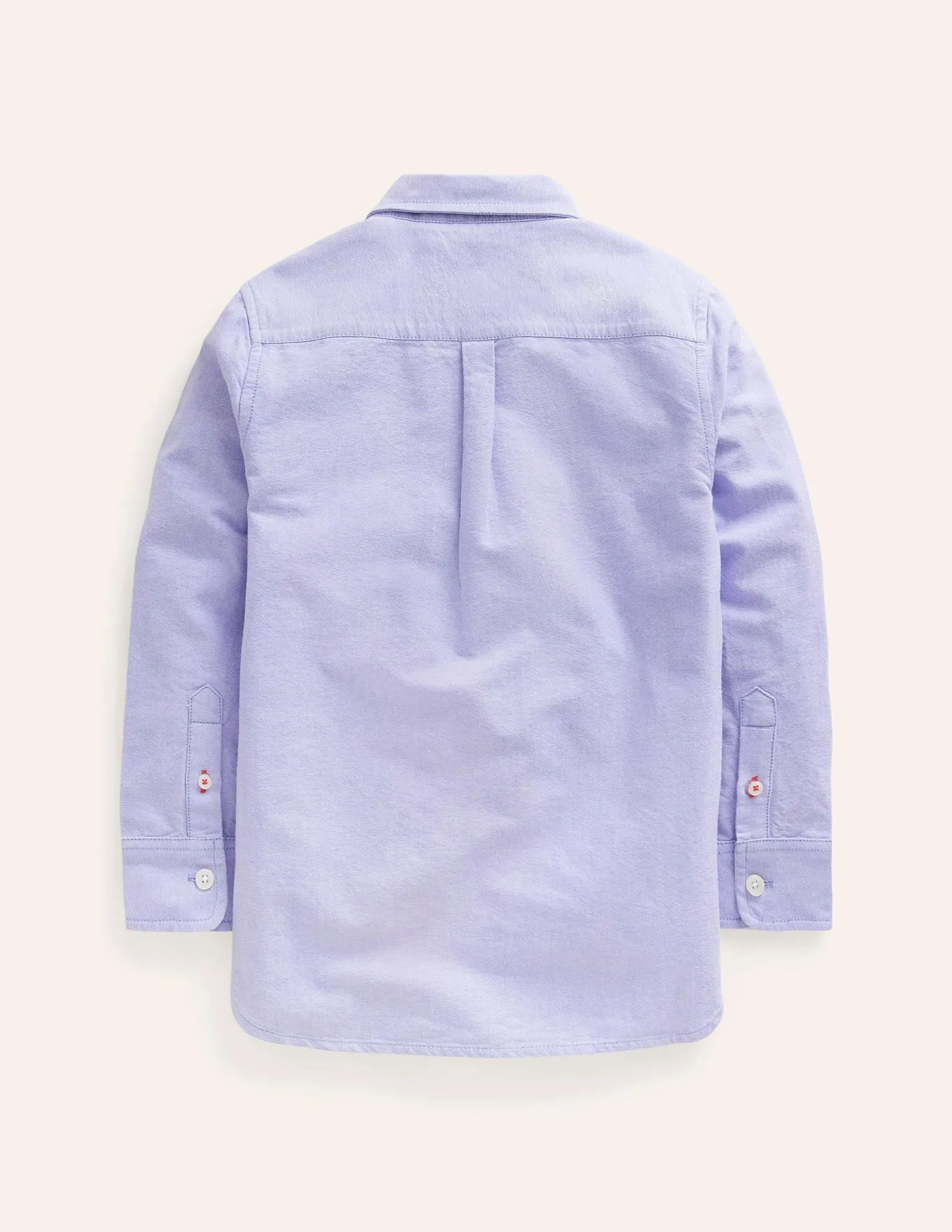 MoistureWicking Material Oxford Shirt-Blue Oxford