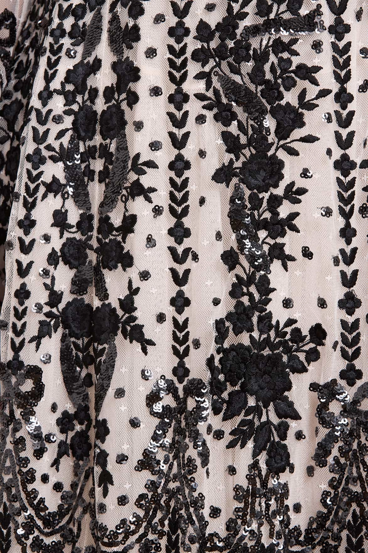 Chic Tailoring Elegant formal outfit Adeline Off-Shoulder Ankle Gown