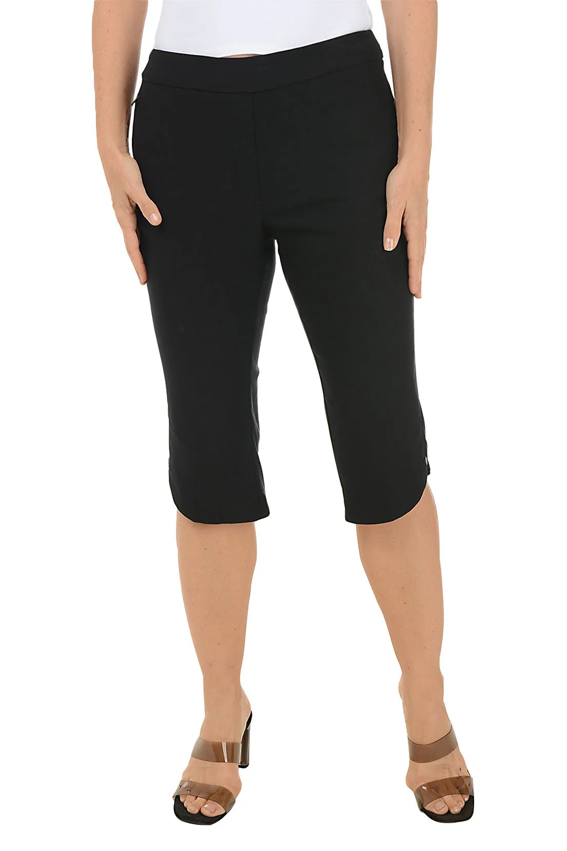 Button Hem Flatten It Clamdigger Pant Timeless Utility