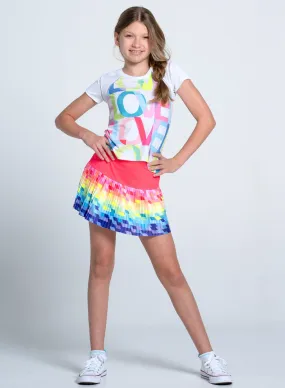 Knit Fabric Technology EcoCertified Material Love In Color Short Sleeve