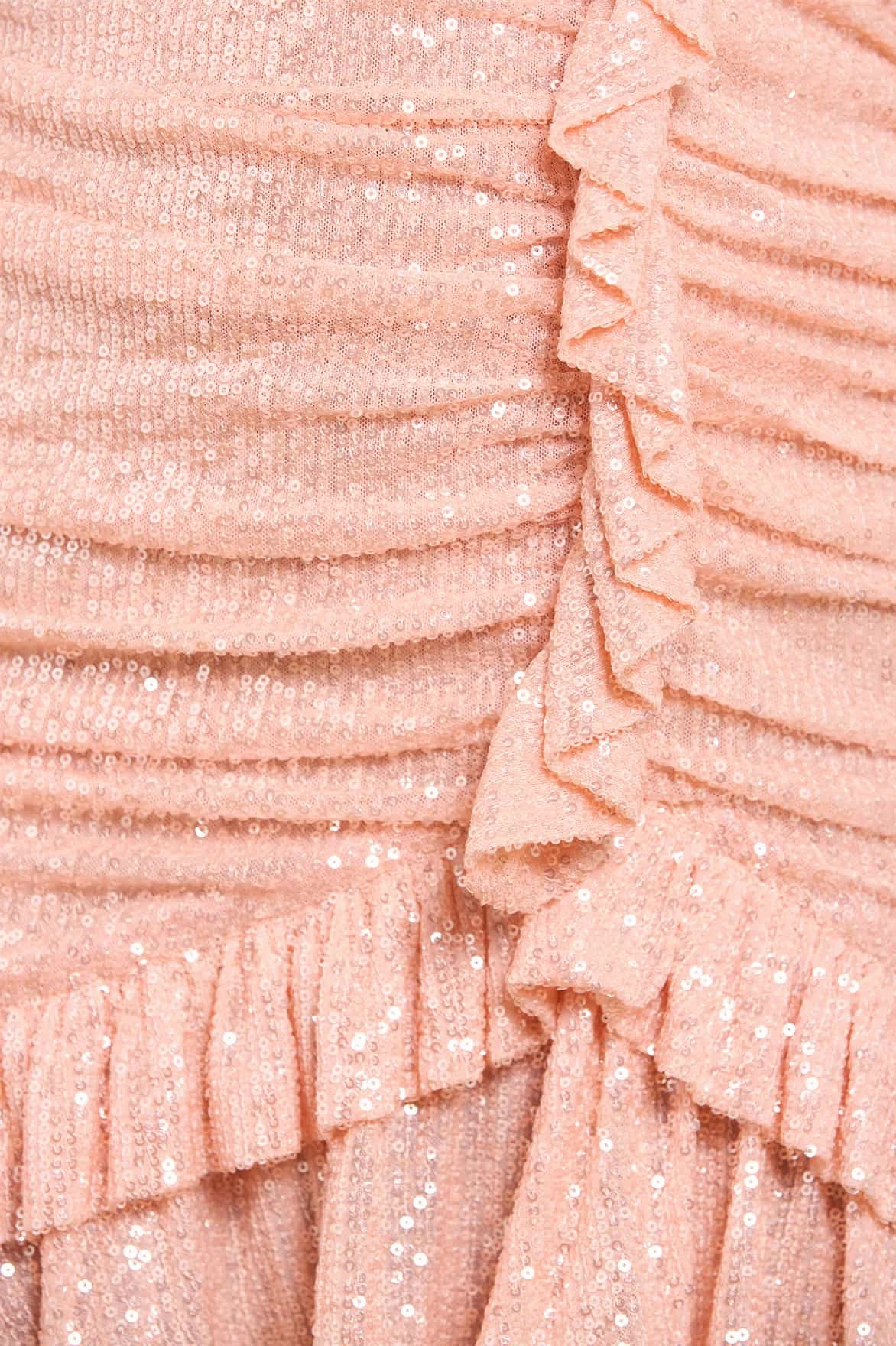 Sleek Drape Gloss Finish Alessia One-Shoulder Micro Mini Dress