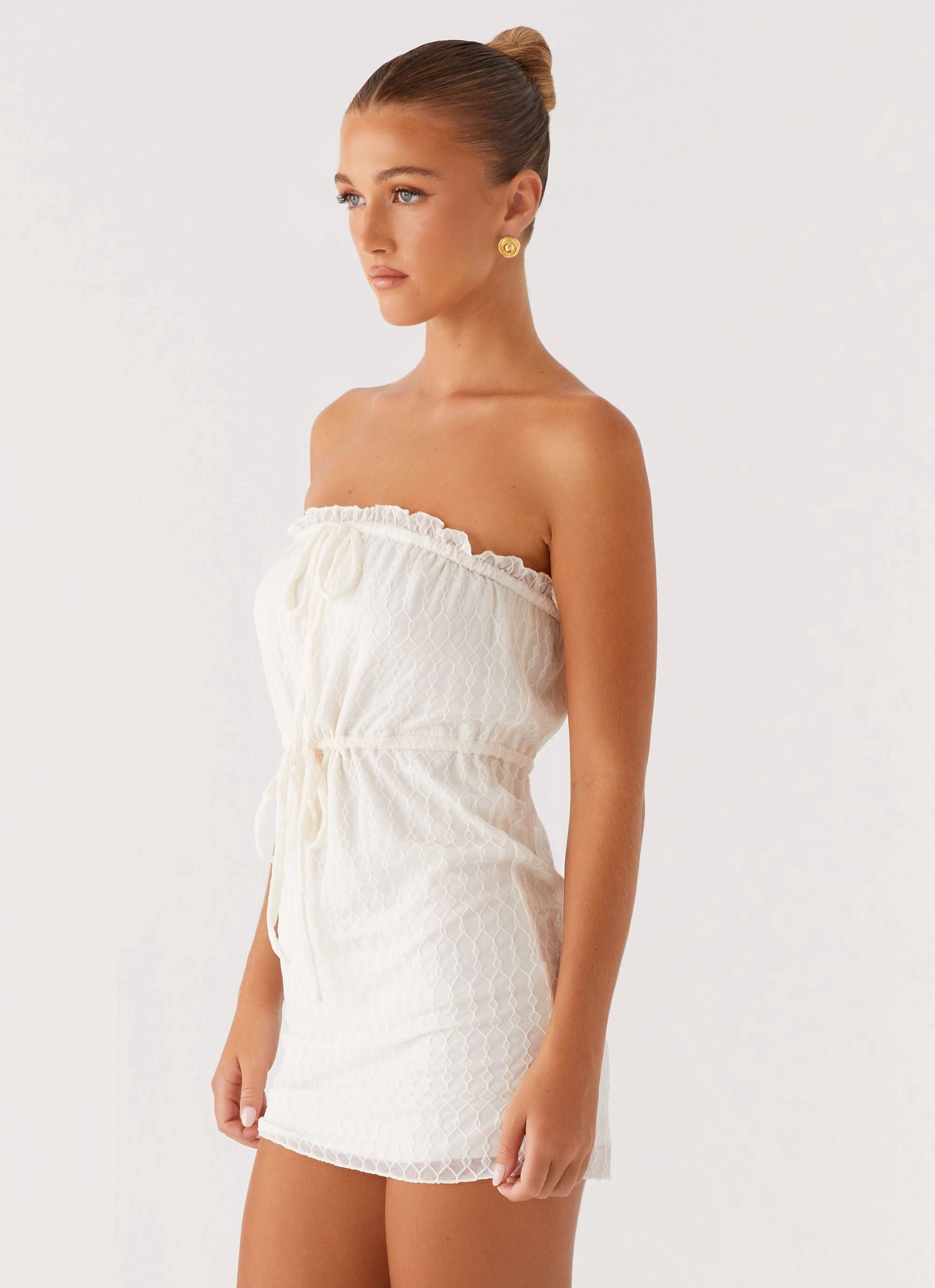 Alina Mini Dress - Ivory