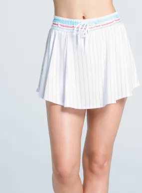 Water resistant coating High Waist Retro Skirt-13.5"