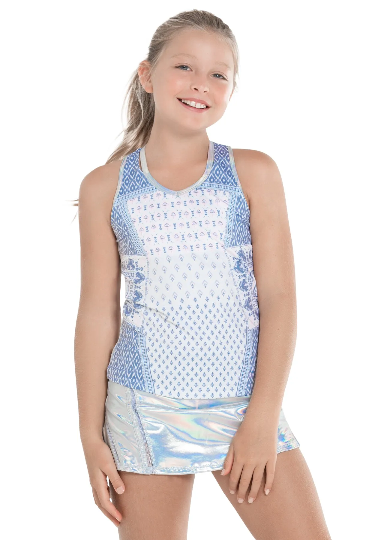 All In Ikat Tank QuickDrySystem Multi Panel Construction