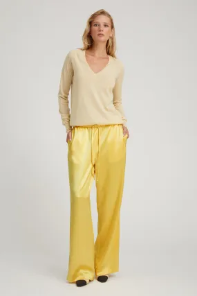 Limoncello Silk Kauai Pants Trendy Appeal Soft Fabric
