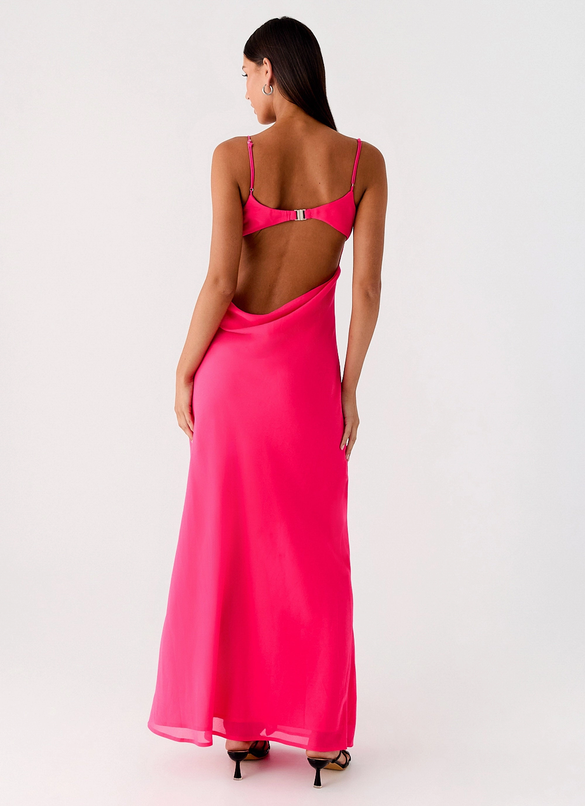 Alouette Maxi Dress - Fuchsia