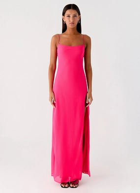 Alouette Maxi Dress - Fuchsia