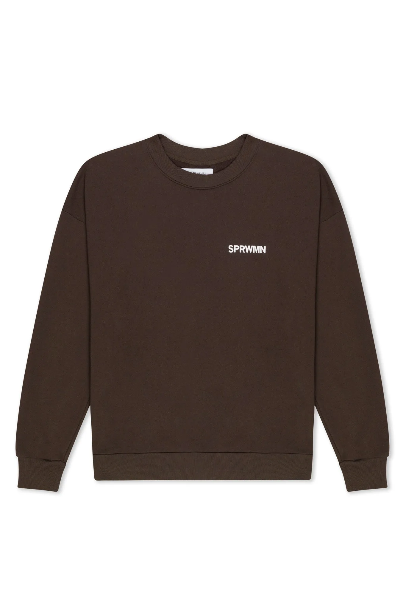 Stretch Woven Material Americano Cotton Logo Sweatshirt