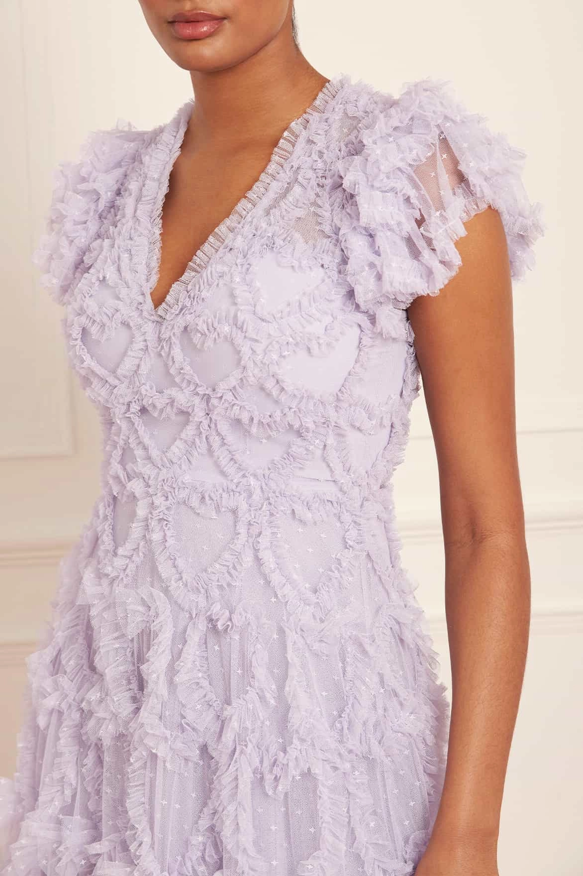 Amorette V-Neck Gown Statement Mood