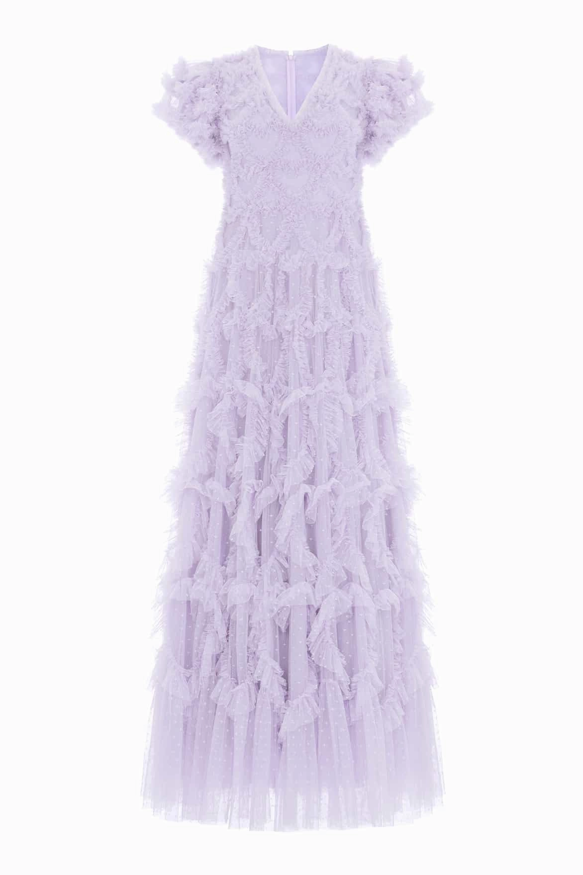 Vintage feel Amorette V-Neck Gown