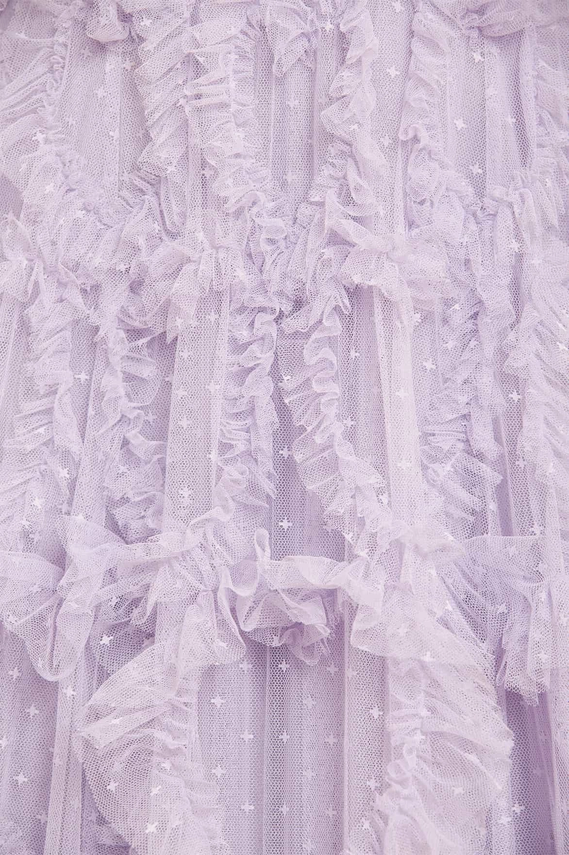 Silky Finish Amorette V-Neck Gown