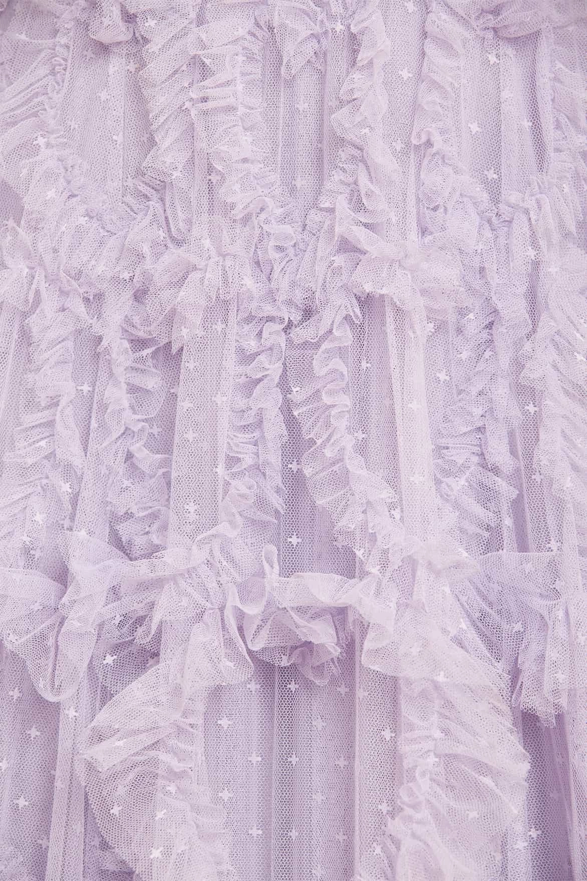 Delicate Finish Amorette V-Neck Gown