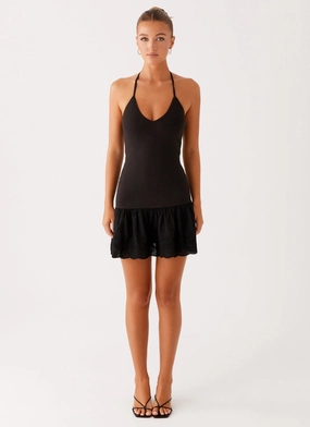 Amsterdam Mini Dress - Black