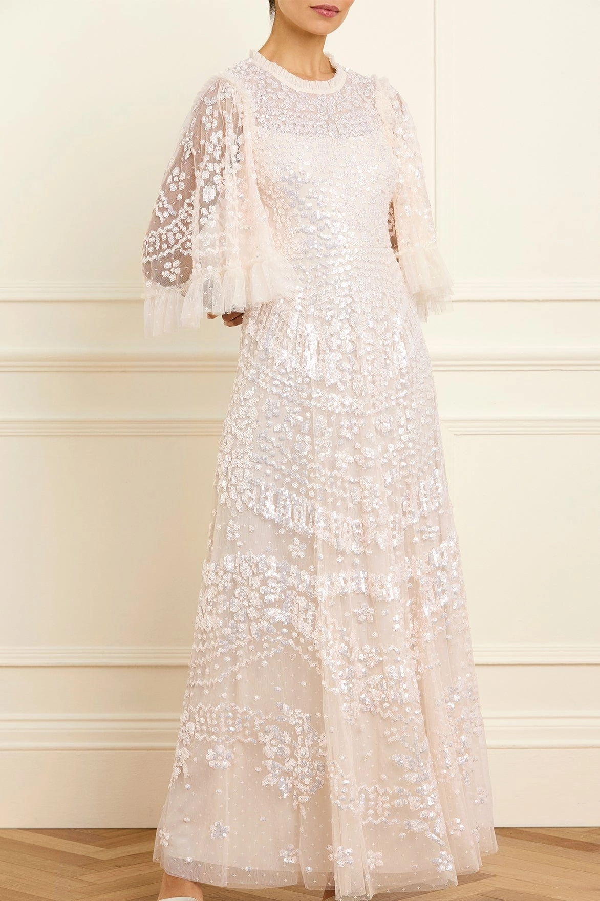 Chilly Weather Comfort Anais Sequin Gown