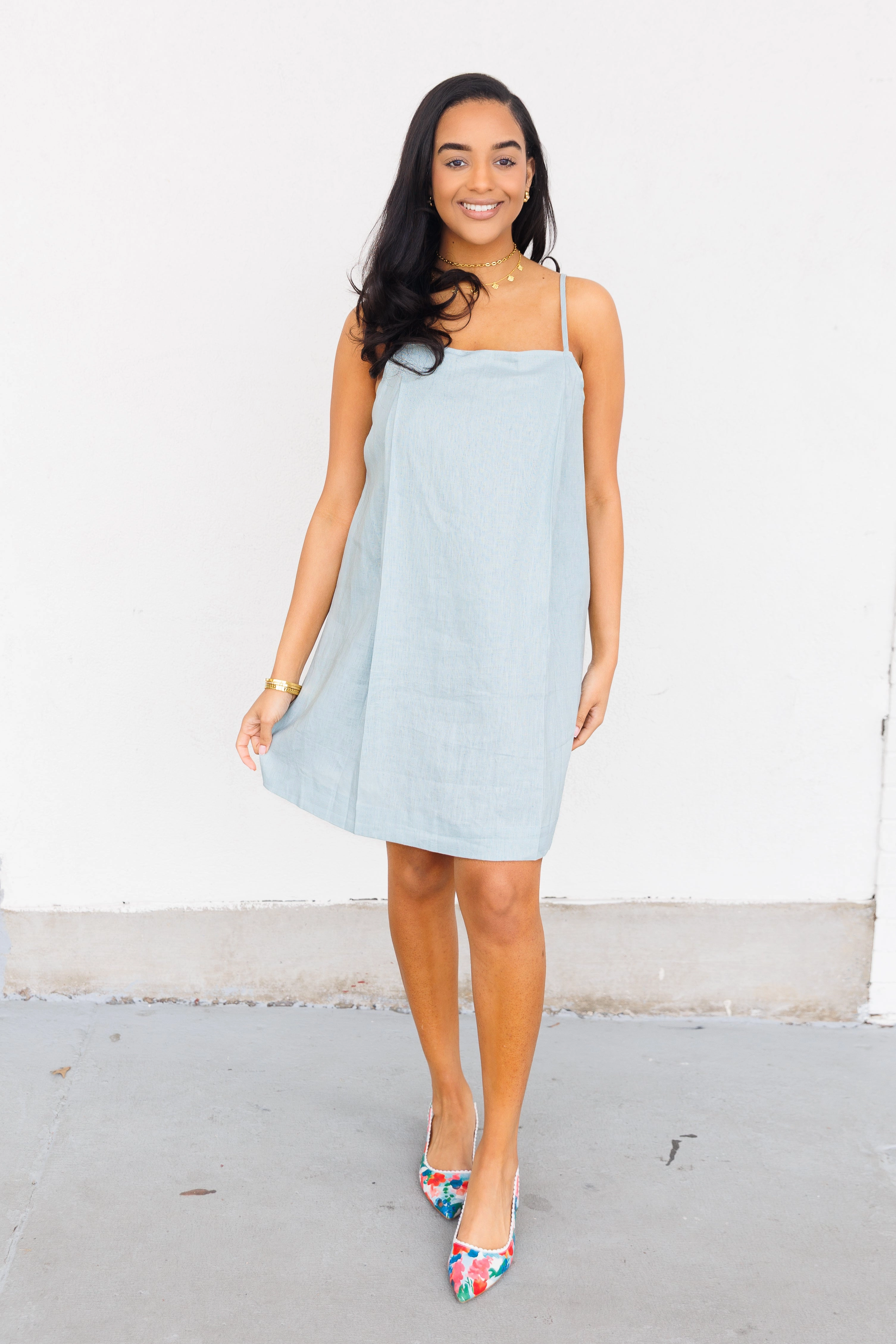 ANDIE LINEN MINI DRESS Stay Cool