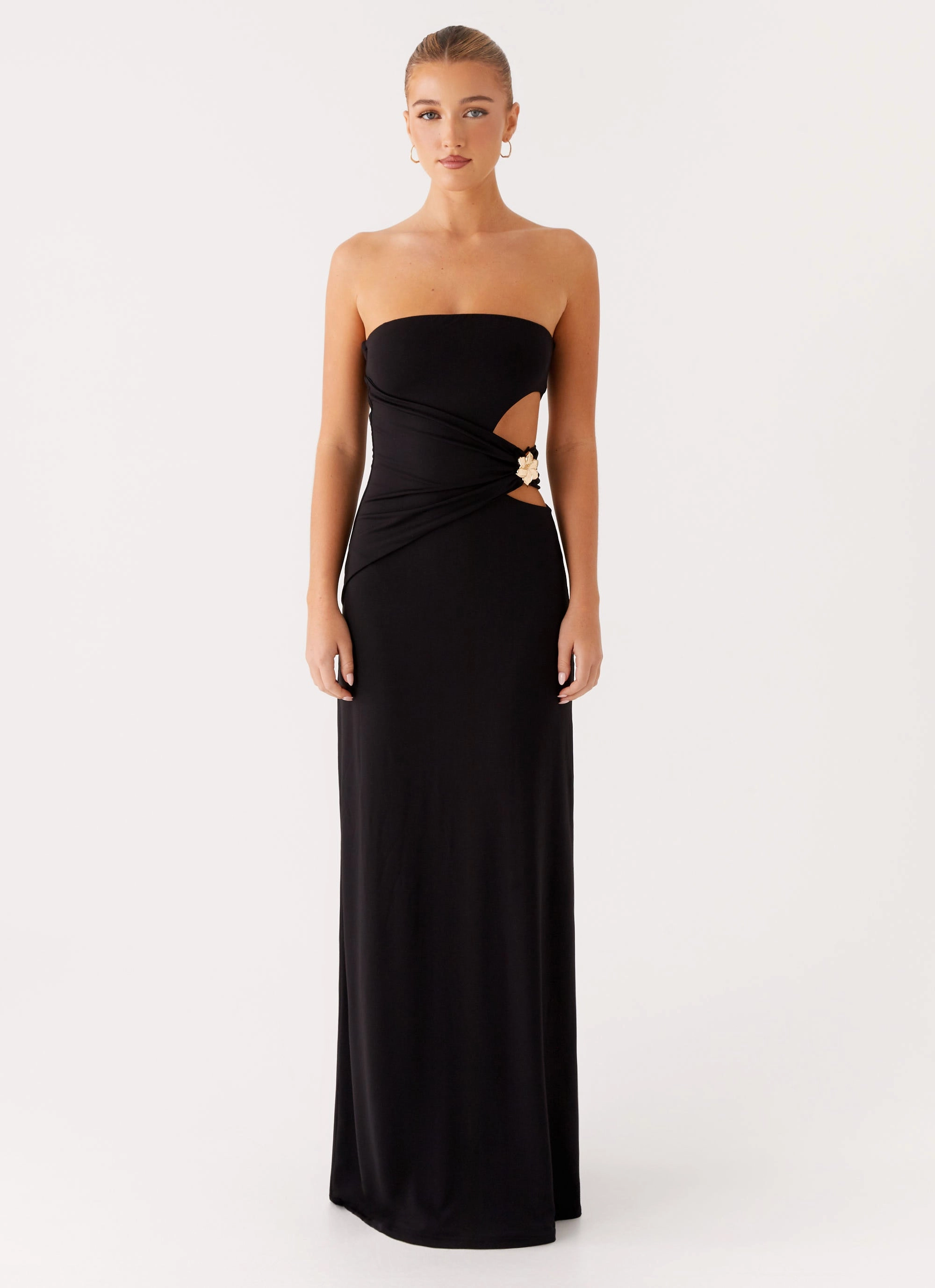 Anetta Maxi Dress - Black