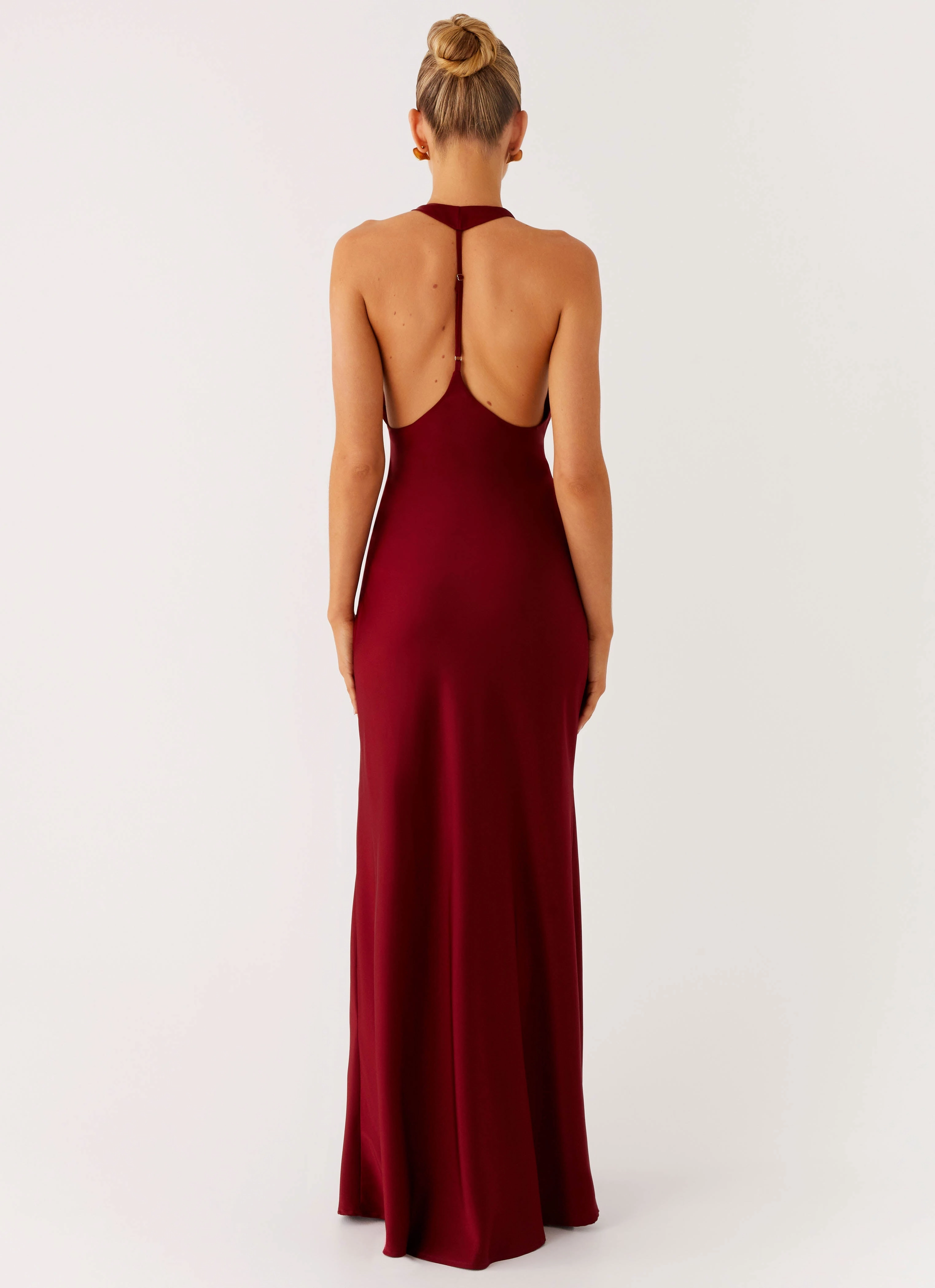 Angie Maxi Dress - Burgundy