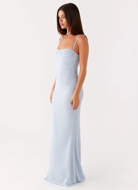 Anna Sophia Maxi Dress - Blue