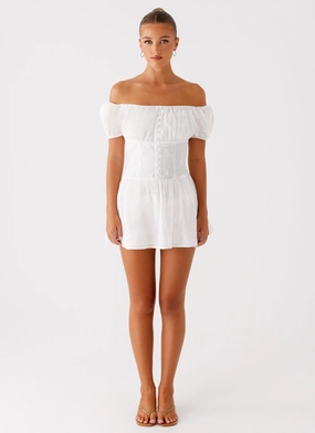 Anthem Mini Dress - Ivory