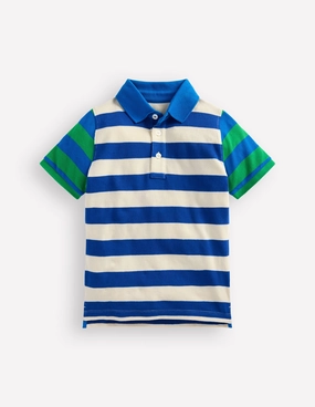 Piqu Polo Shirt-Sapling Green/ Kingfisher Blue HeatRegulating
