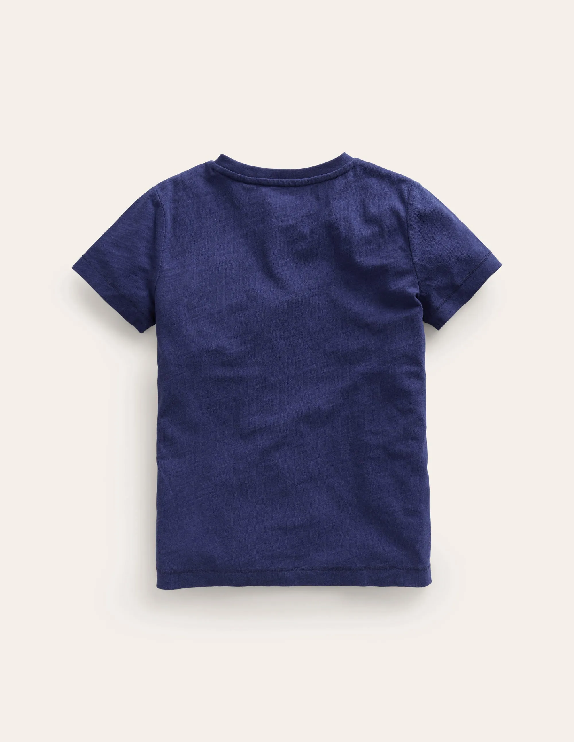 YarnDyeStripe Everyday Short Sleeve T-Shirt-College Navy