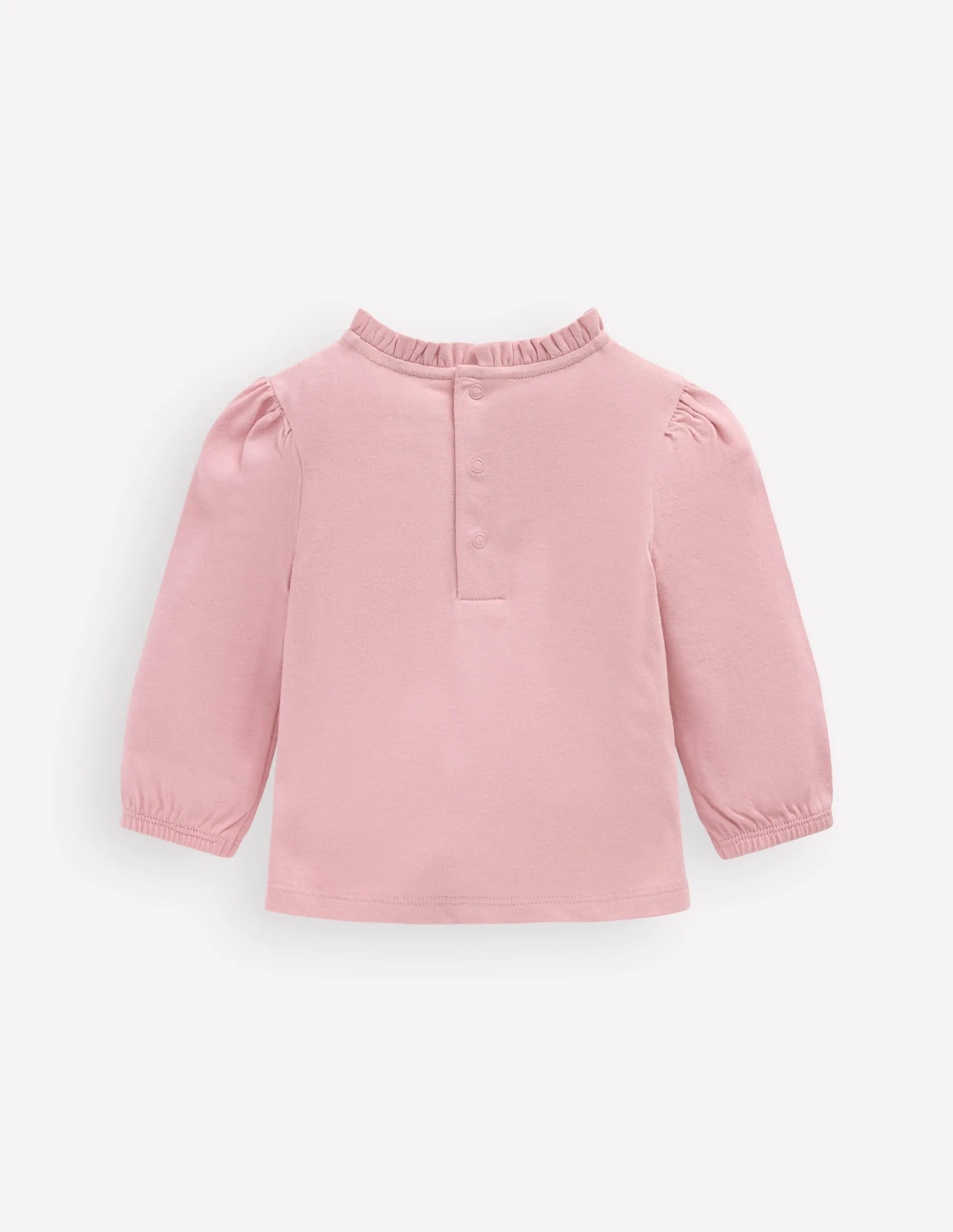 Appliqu T-shirt-Vintage Pink Seasonal Animals Sustainable Cotton Modern Silhouette