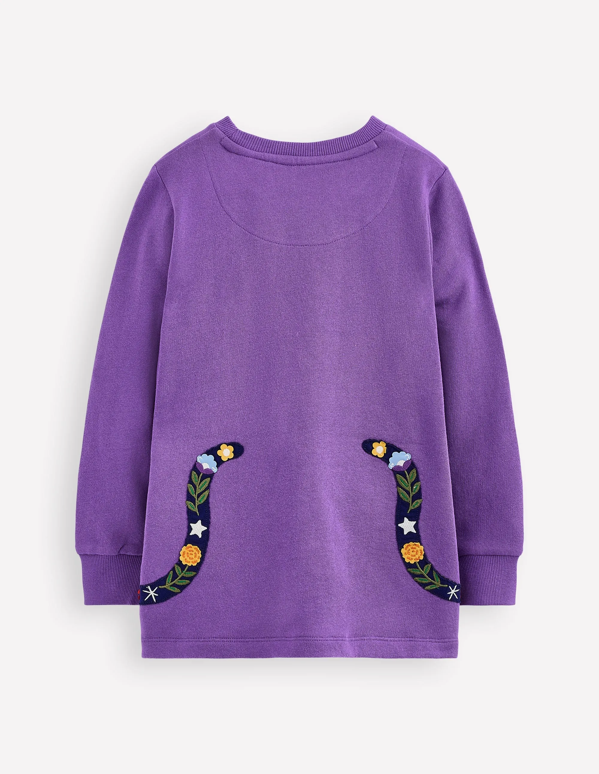 Trendy popularity Applique Tunic-Purple Topaz Cats