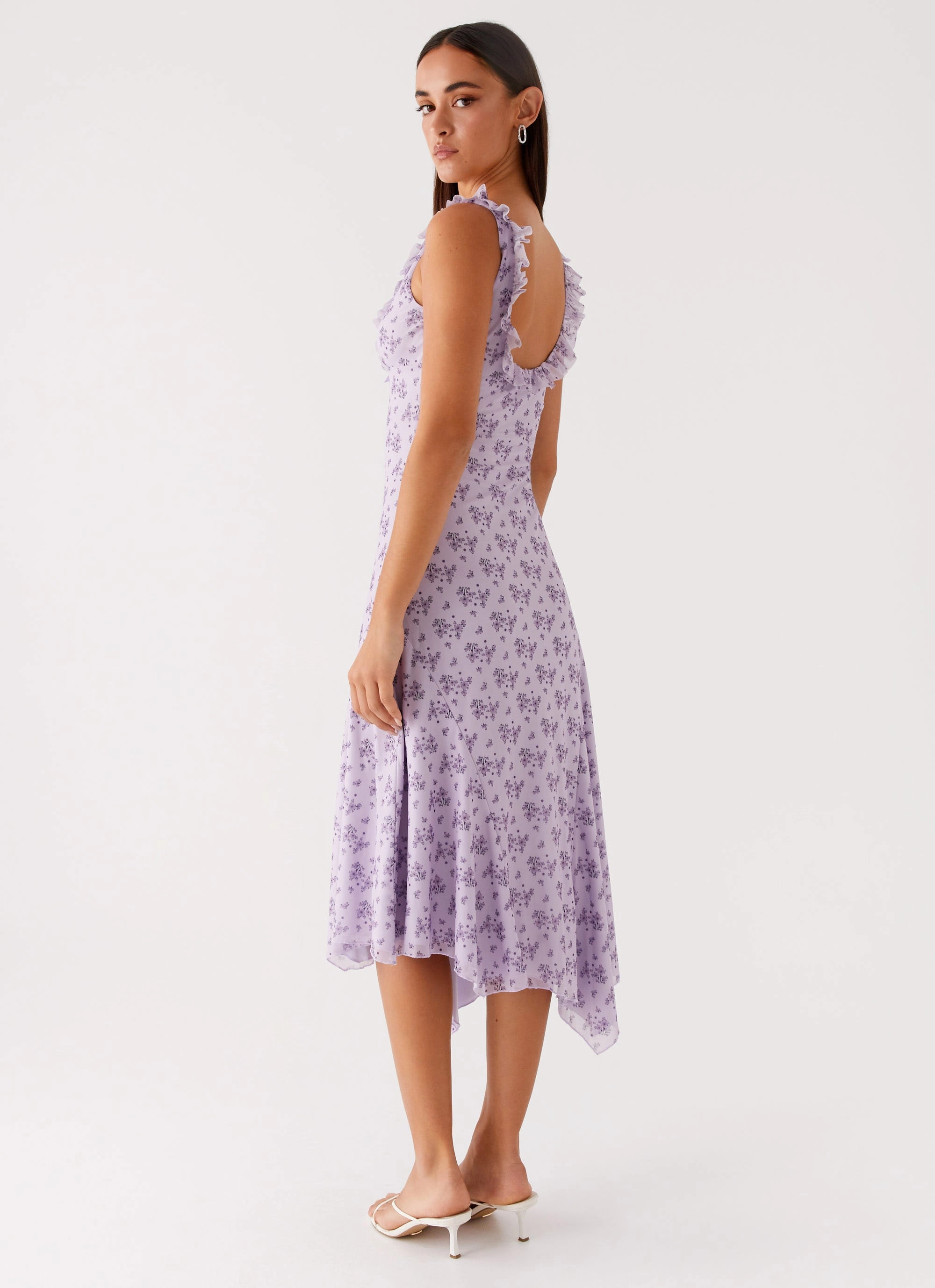 Asteri Midi Dress - Lavender Meadow