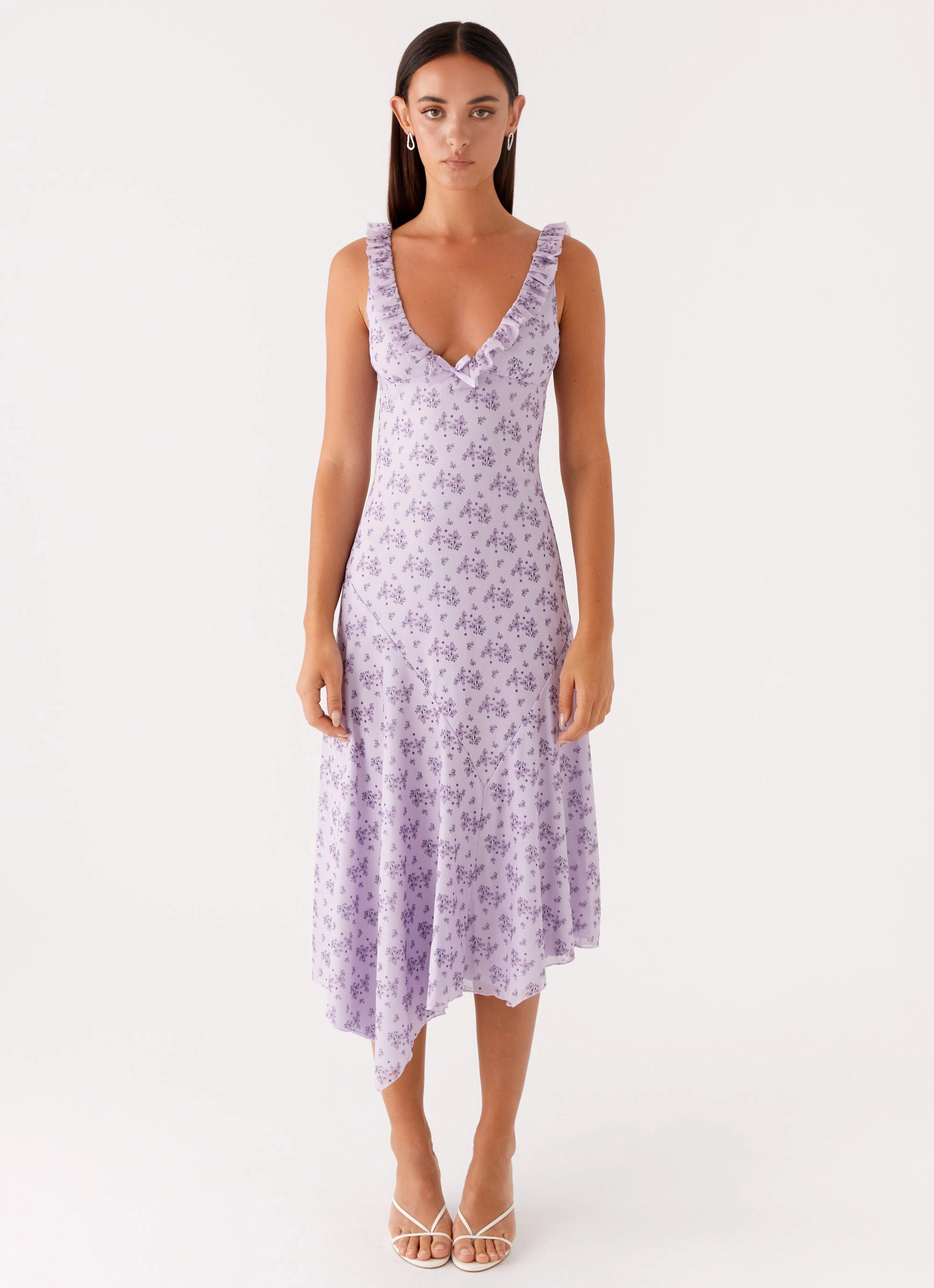 Asteri Midi Dress - Lavender Meadow