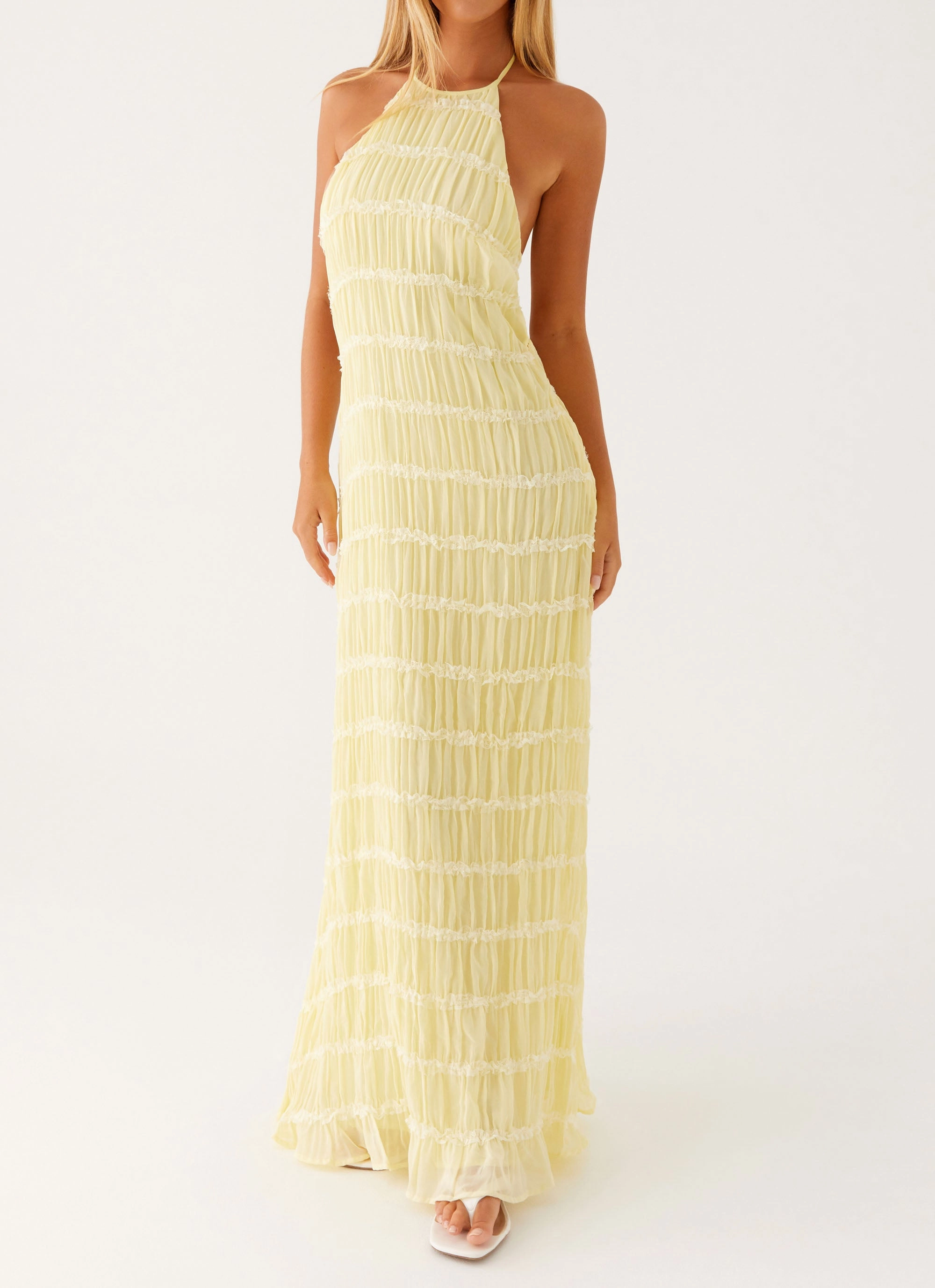 Aullie Maxi Dress - Yellow