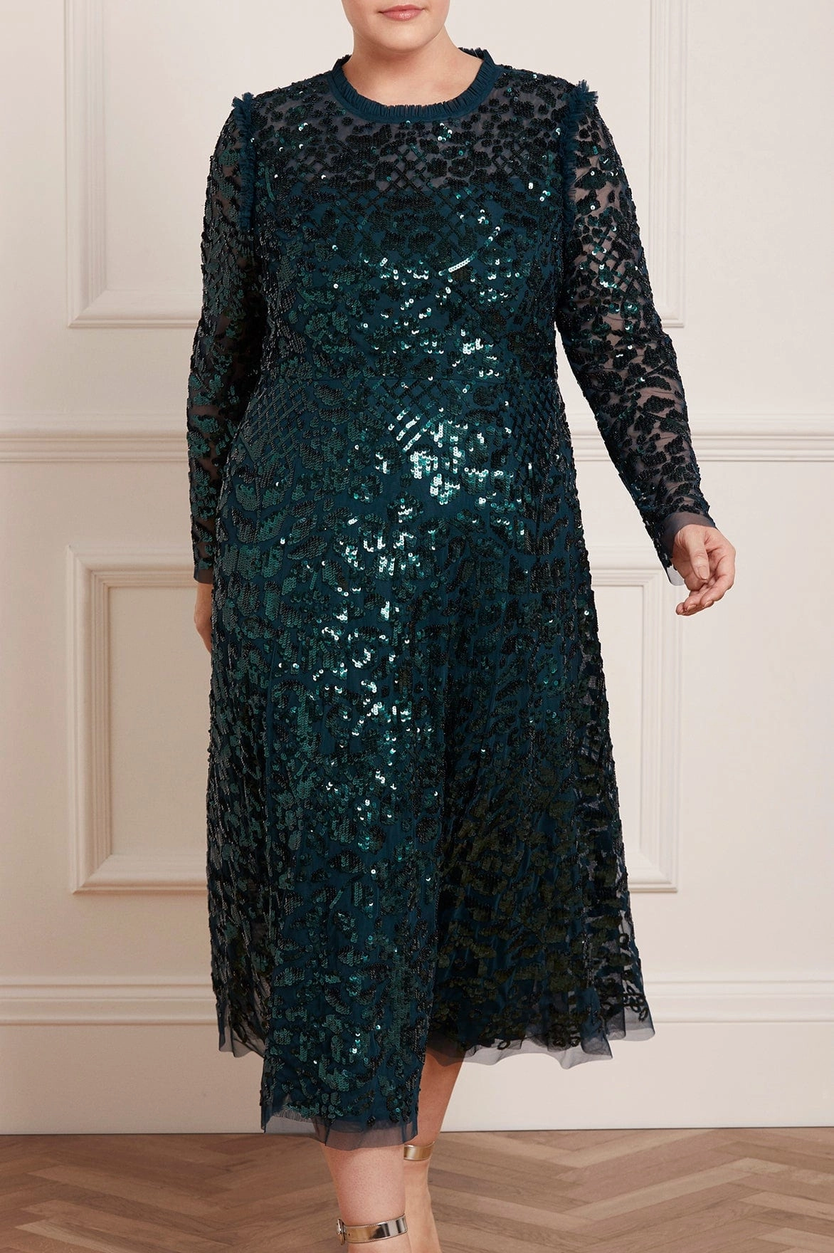 Radiant Mood Aurelia Long Sleeve Ballerina Dress