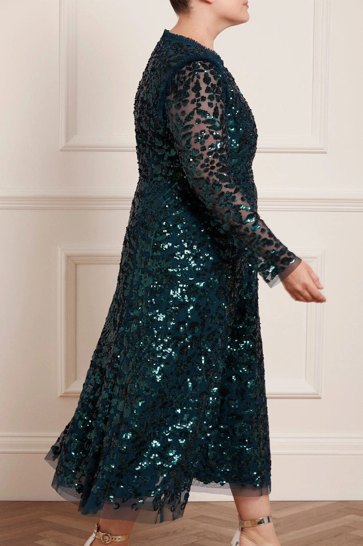 Urban Wear Boxy-Style Aurelia Long Sleeve Ballerina Dress