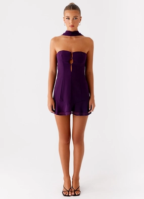 Avenue Mini Dress - Plum