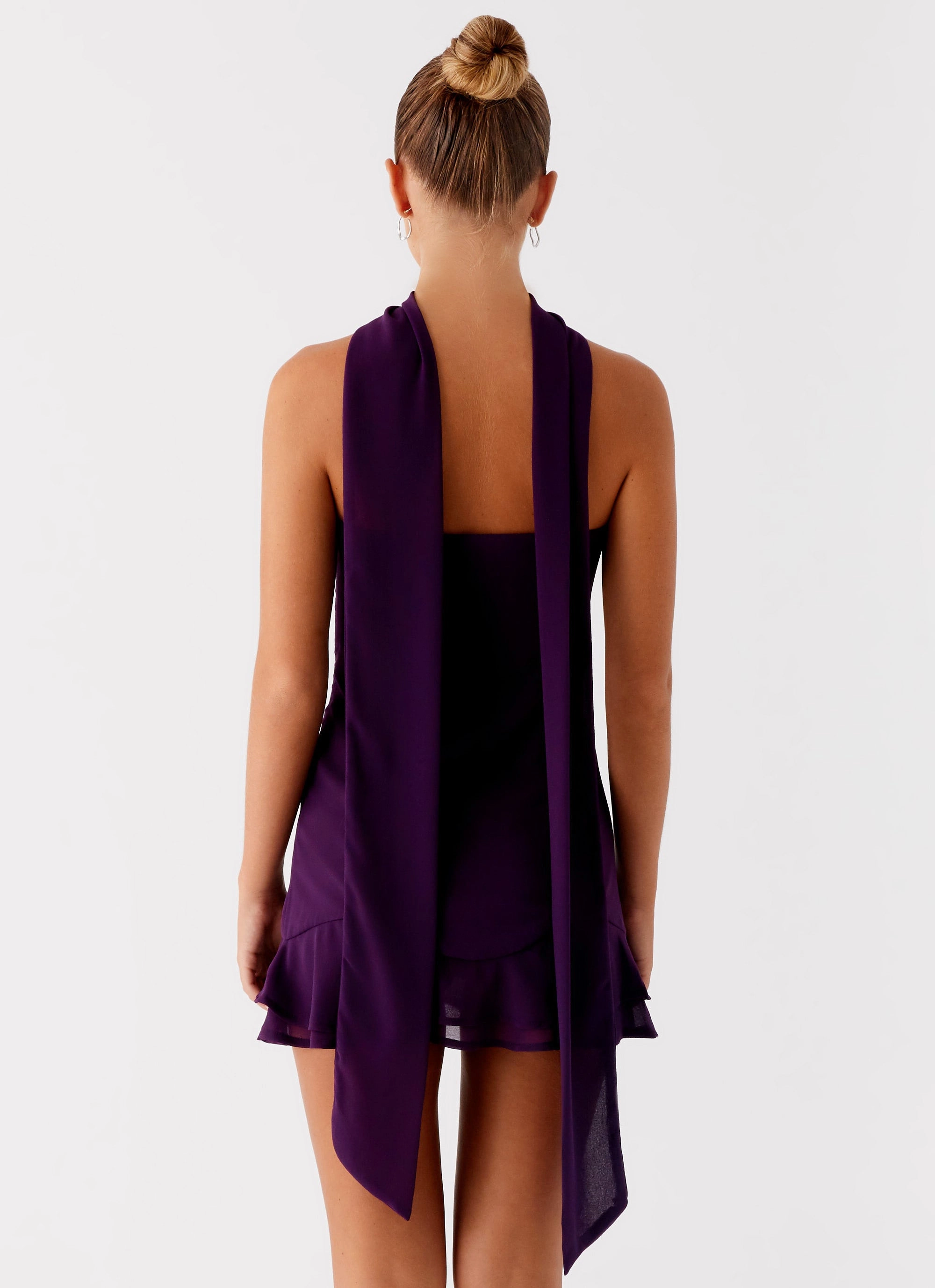 Avenue Mini Dress - Plum