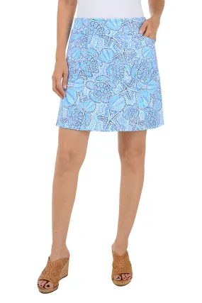 Sealife Dots Cooling UPF50  Double Pocket Skort Core Fit