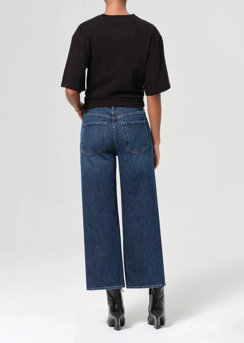 Harper Crop Jean in Echo Street Smart Couple Look Smooth