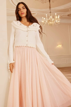 Classic structured dress Luxe style Ballet Kisses Ankle Skirt