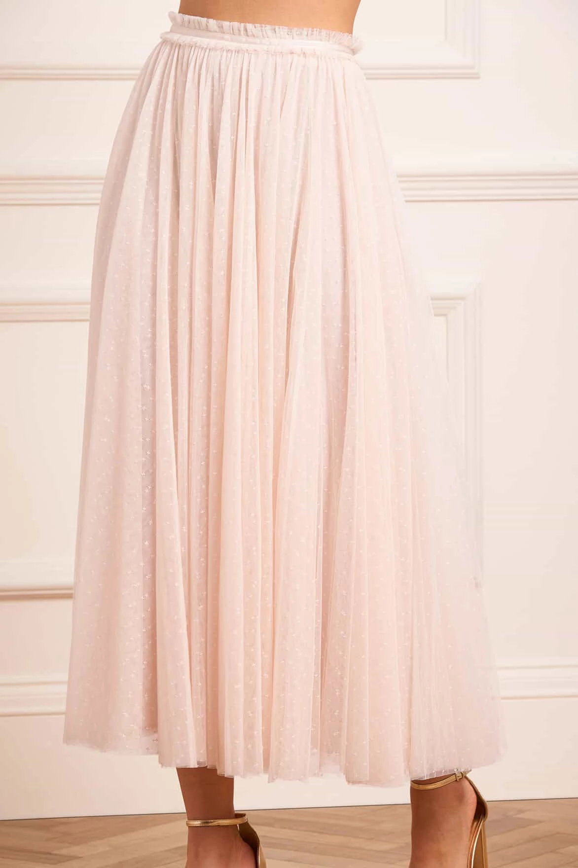 Detachable-Detail Comfy Wear Ballet Kisses Ankle Skirt