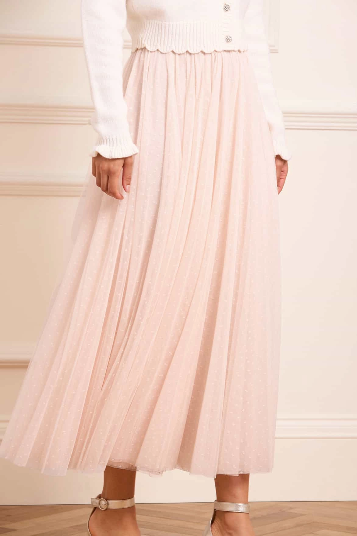 Red Carpet Ballet Kisses Ankle Skirt