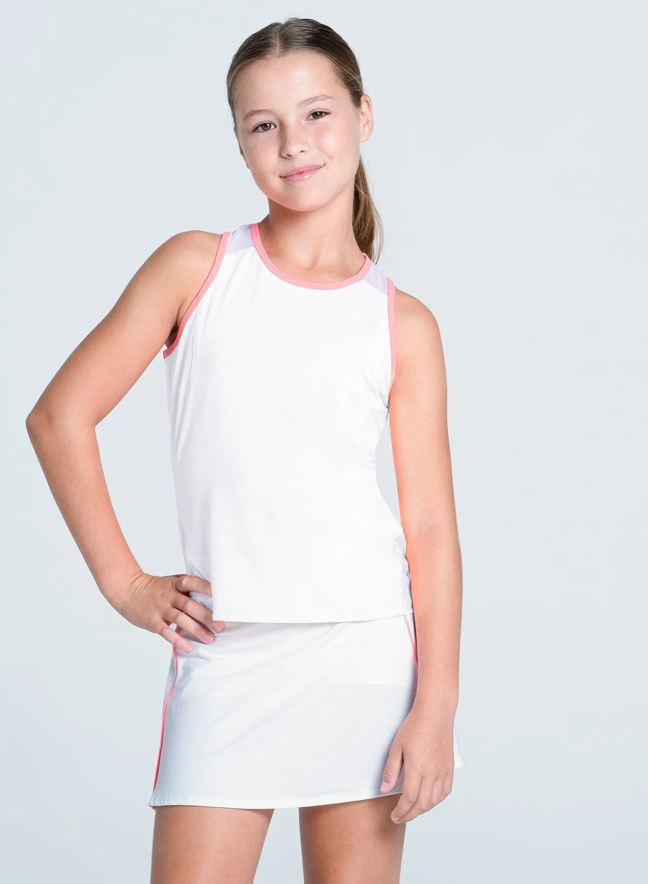 Shimmer Tank MultiFunctionalPockets BondedSeamTechnology