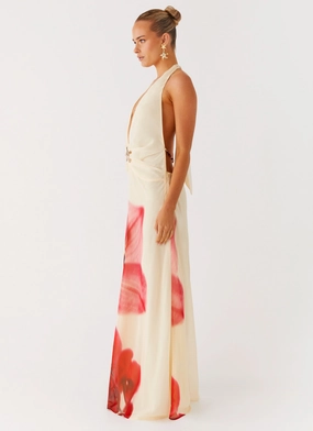 Belivia Maxi Dress - Yellow Bloom