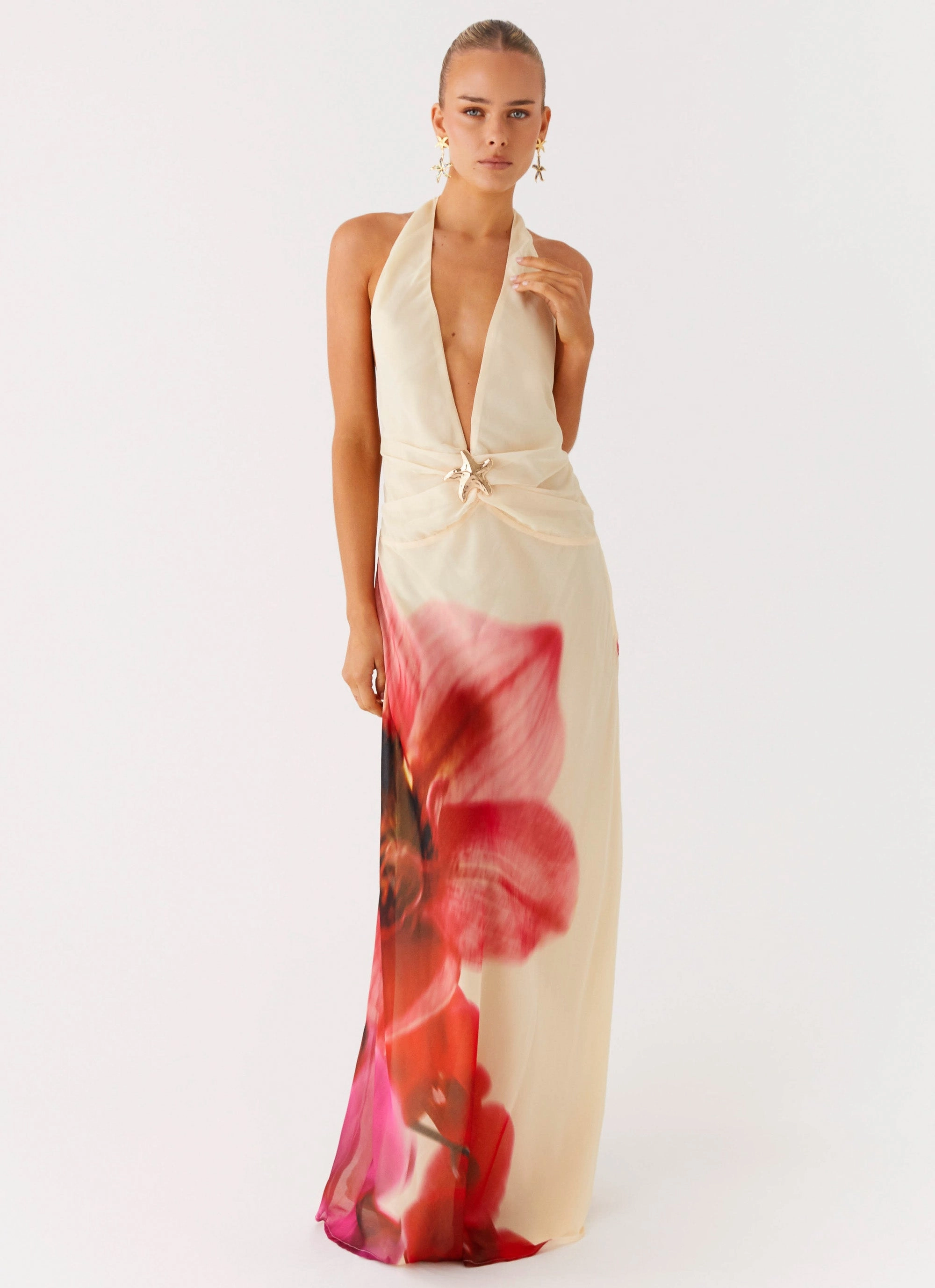 Belivia Maxi Dress - Yellow Bloom