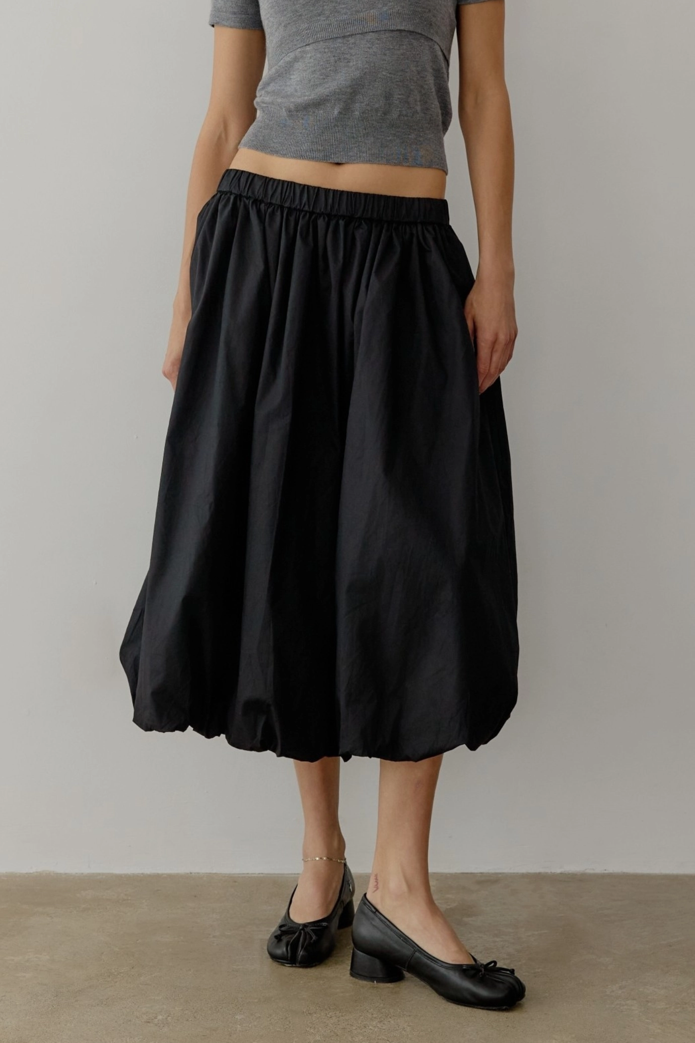 Anti Pilling Fabric Visual Outfit BELLA MIDI SKIRT