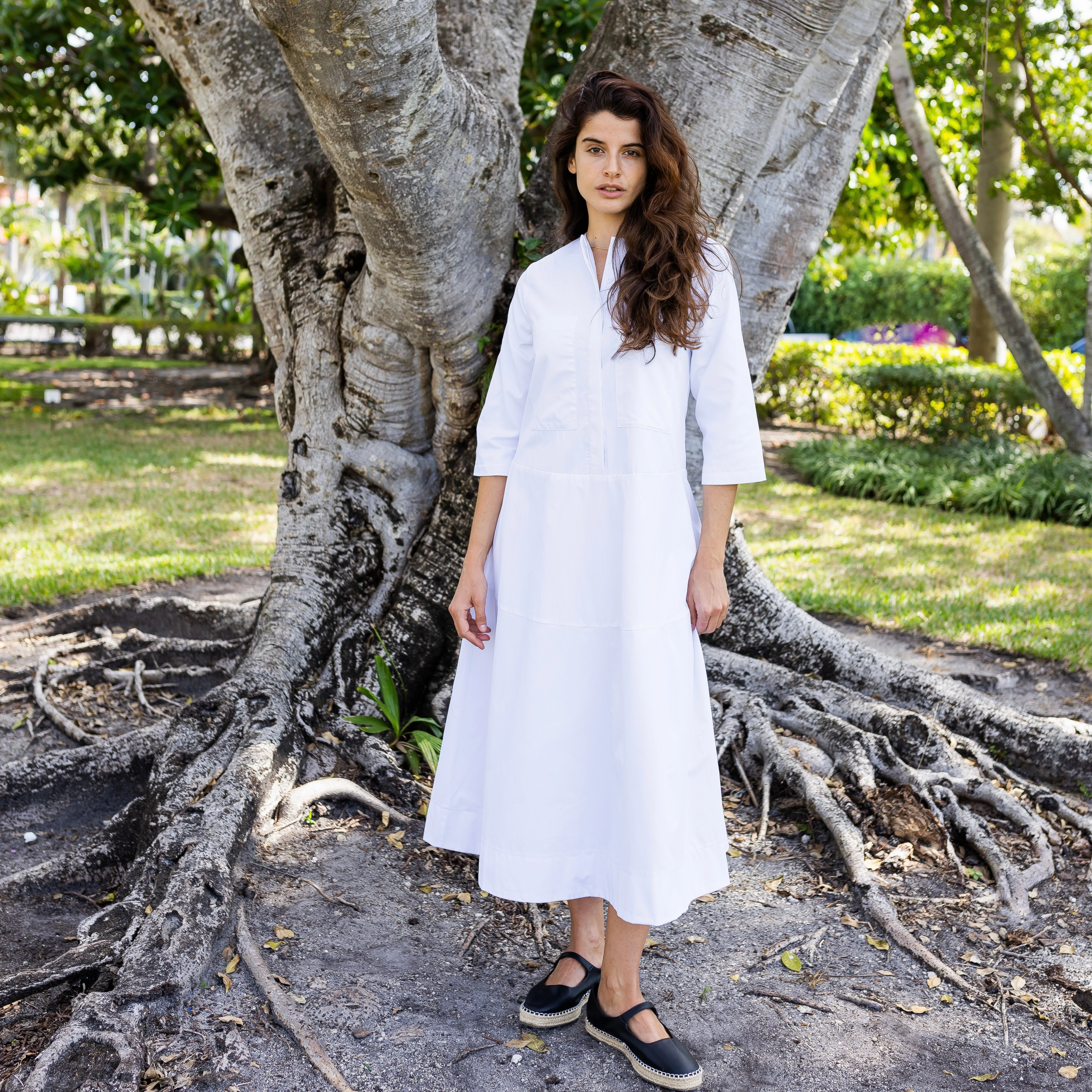 Pure Color Belle Dress | White [Final Sale]