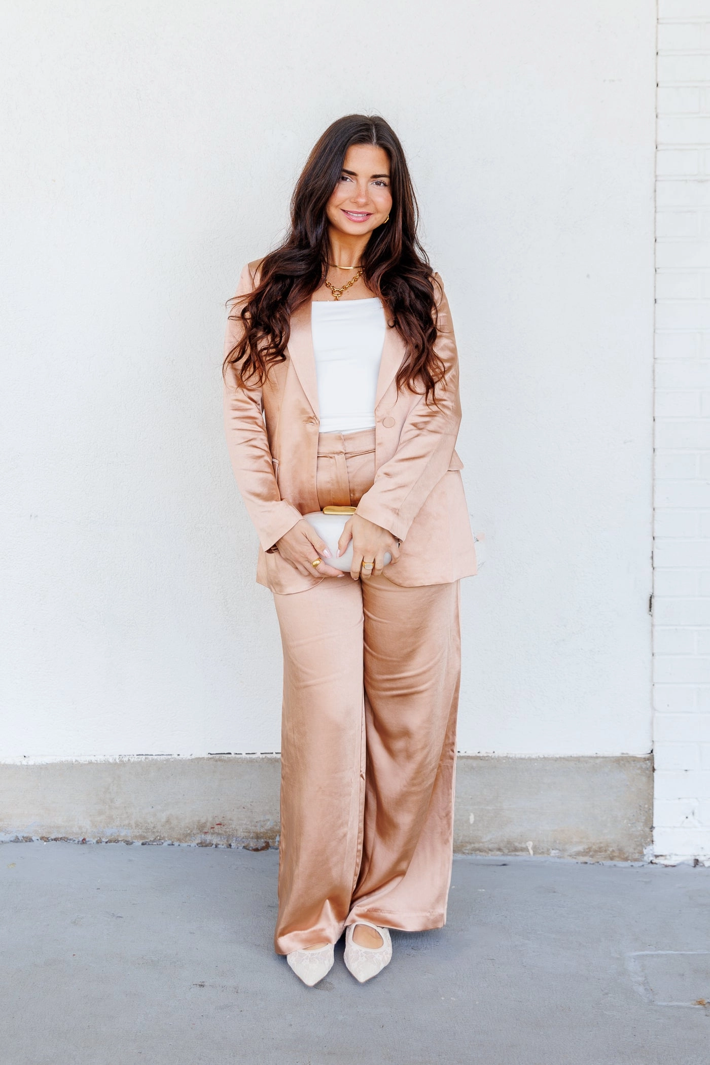 BELLE SATIN PANTS SlimFit