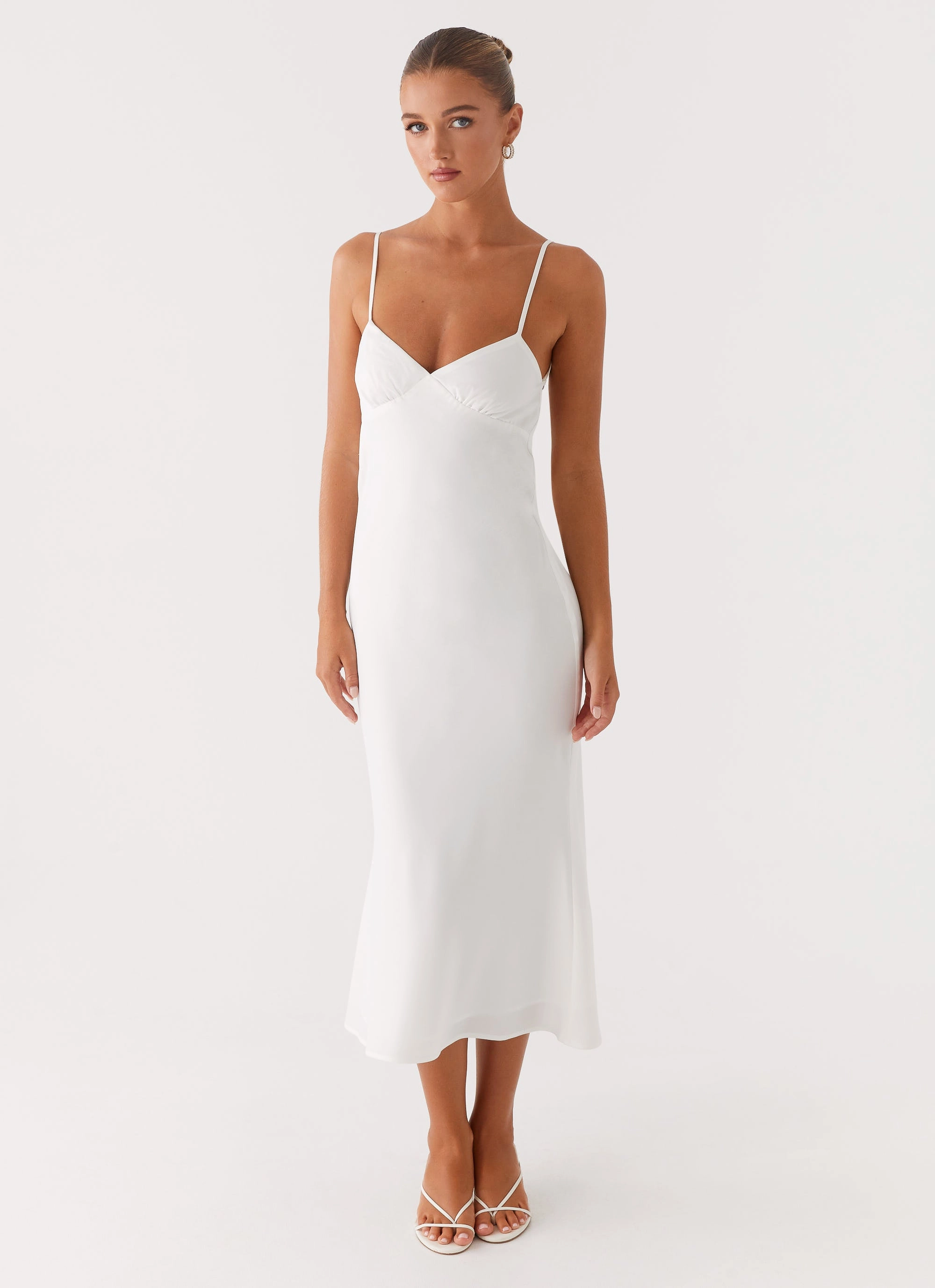 Bentley Midi Dress - White