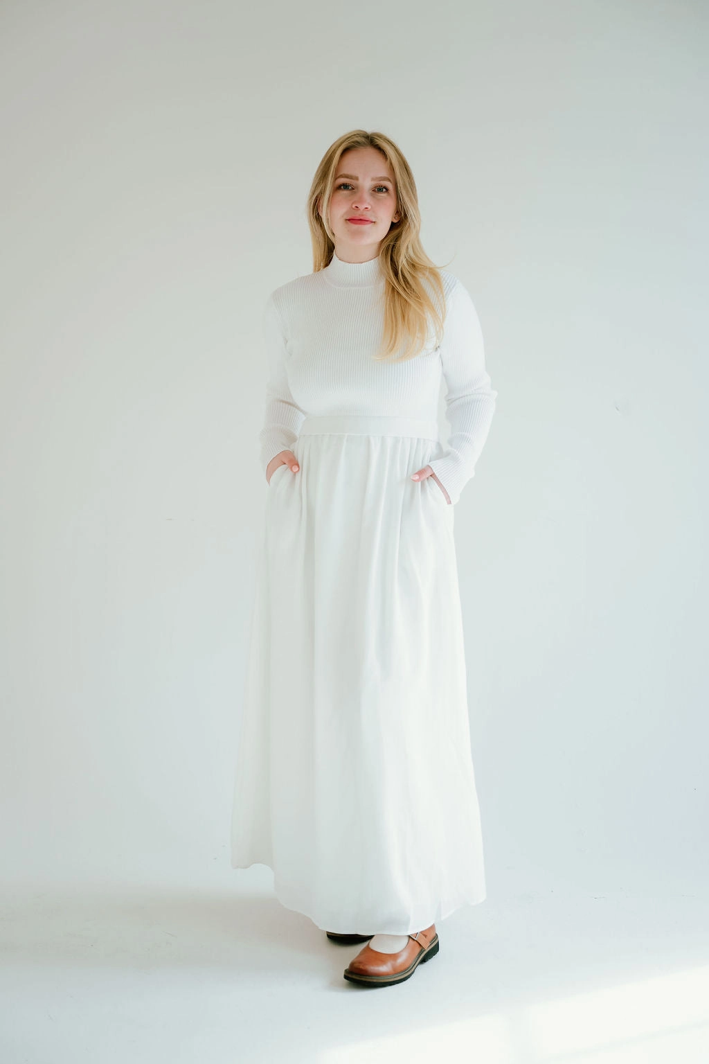 Beth Temple Dress Pastel Sky